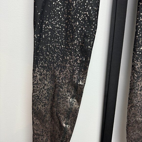NWOT -Alloy Ombre High Waisted Midi Legging, Black Gunmetal Speckle  - Size L - Picture 7 of 11
